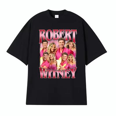 Robert Witney Vintage Unisex Tshirts Unisex Women Clothing Fashion Summer Tshirt 100 Cotton Comfort Oversized T Shirt Streetwear