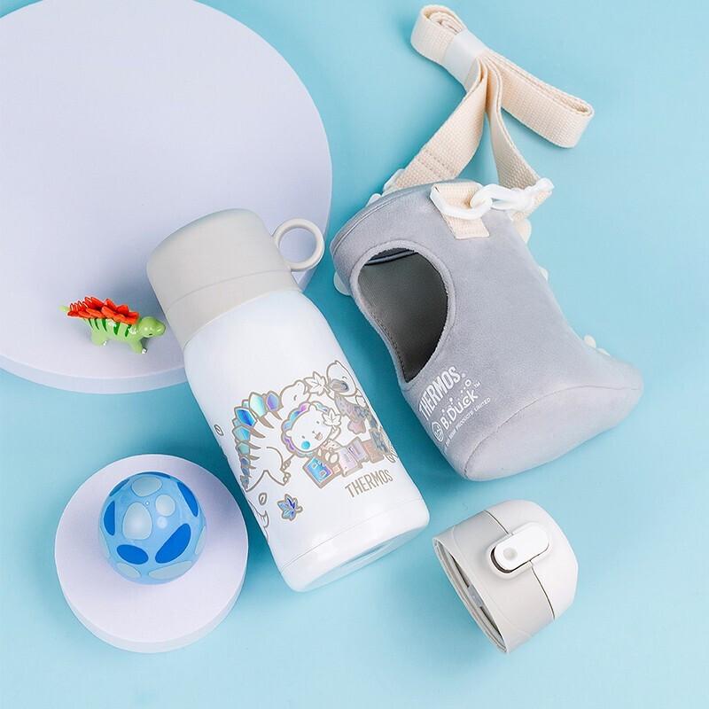 Thermos Vacuum Insulated Kids Water Bottle with Dual Lids