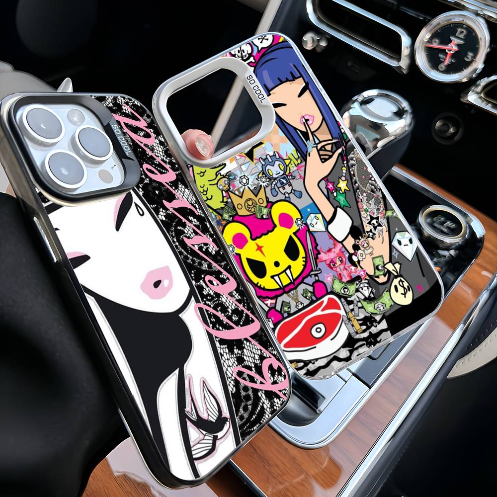 Japan Tokidoki For IPhone 17 16 15 14 13 12 11 Pro Max Plus Matte Color Back Phone Cover