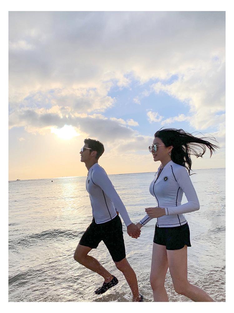 Unisex Sunscreen Long Sleeve Diving & Surfing Wetsuit - Quick-Dry Jellyfish Protection