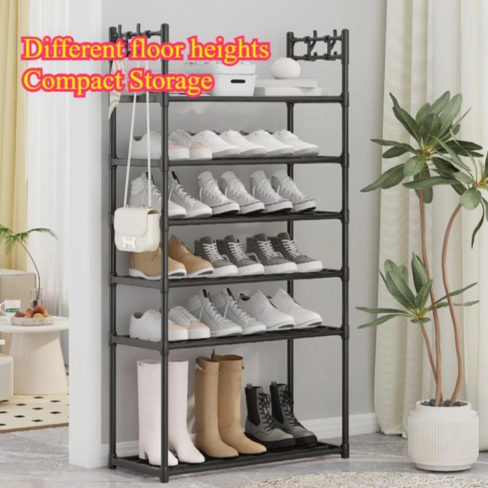 Breathable Shoe Rack Convenient Assembly Shoe Rack Hook Type Shoe Rack Multifunctional Storage Rack Door Mounted Storage Rack