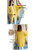 Women's Mid-Length Batwing Sleeve Knit Cardigan Shawl - Loose Fit, Plus Size, Korean Style for Autumn/Winter 2023