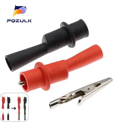 1Pair Alligator Crocodile Test Clip Clamp For Multimeter Tester Probe