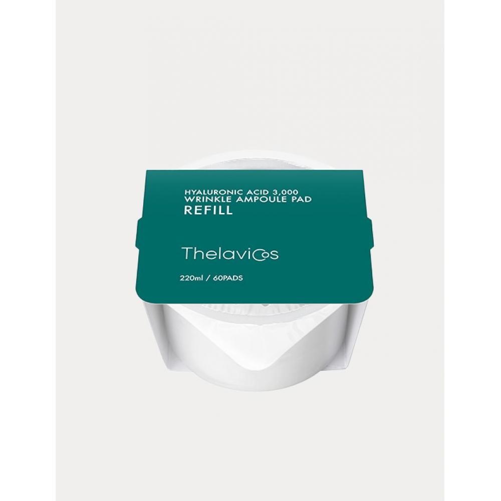 Teravicos Hyaluronic Acid 3000 Wrinkle Ampoule Pad Refill 60 Sheets