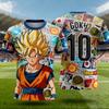 2026 Summer Dragon Ball 3D T-shirt Oversized Goku Super Saiyan Comic Panel Print Breathable Gym Streetwear Unisex T-shirt