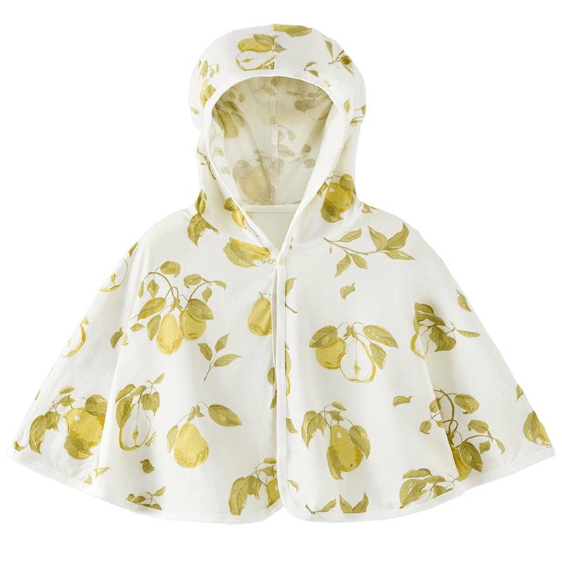 TONGTAI Baby Summer Thin Hooded Cloak 120cm