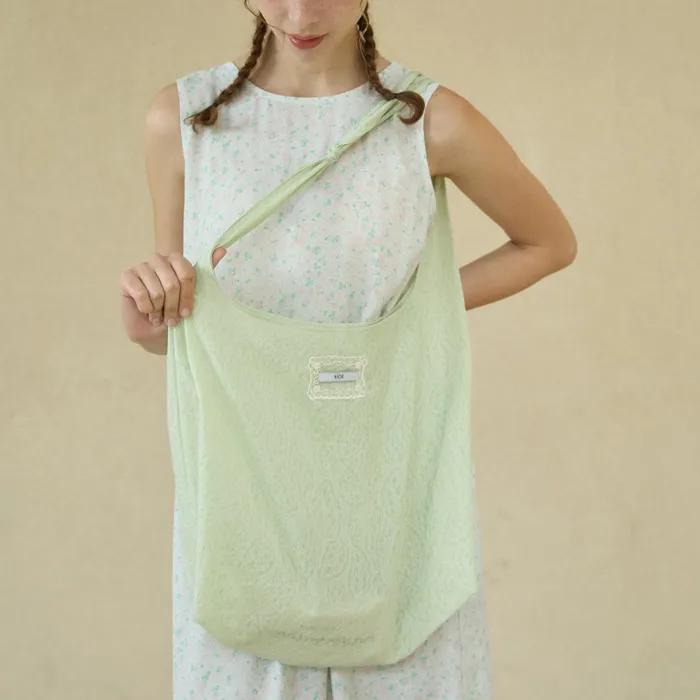 Cotton Leaves Bag_Green