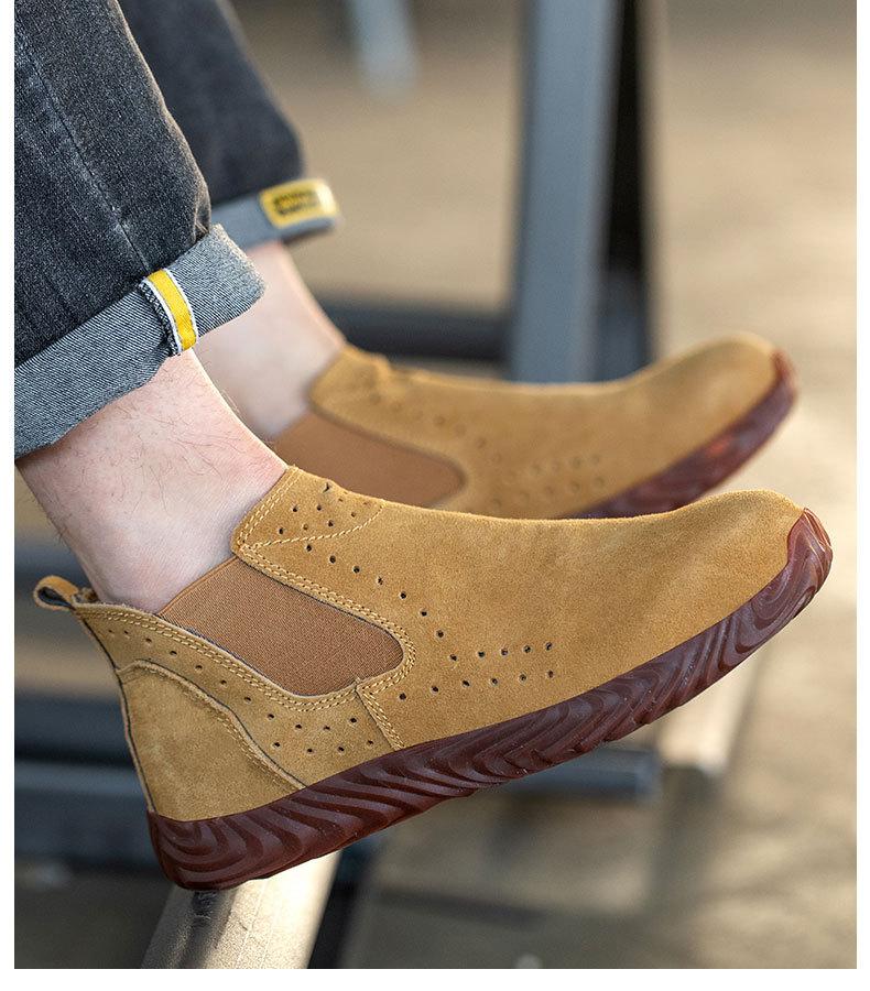 

Защитная обувь от ударов и проколов с термостойкостью для рабочих 46 хаки