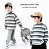 YOYO Märchen Jungen gestreiftes Langarm-T-Shirt