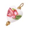 Handmade Ceramic Necklace Pendant, Star Fish Flower Charms with Golden Plated Findings, Ocean Theme Charms for DIY Earring Bracelet Jewelry Making