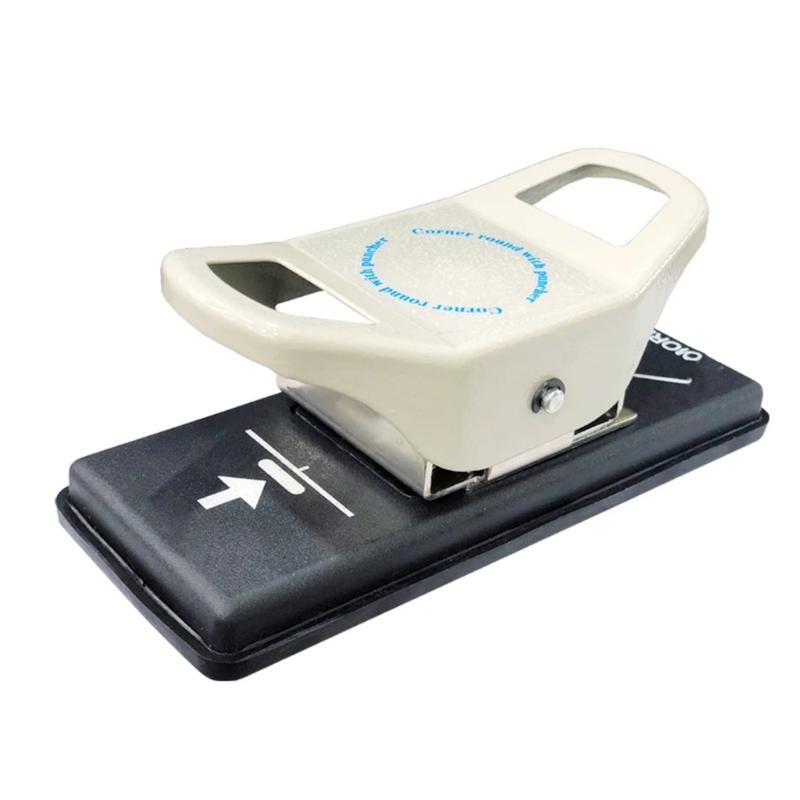 2 In 1 Manual Double Use Slot Flat Hole Puncher Corner Round With Puncher Corner Cutter for PVC Card Photo Paper