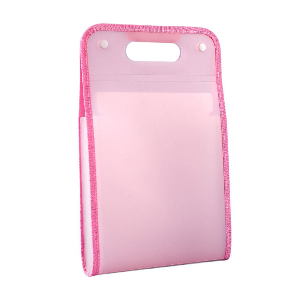 Portable A4 Letter Size Macaron Color Accordian Document Organizers in Pocket File Folders for Classroom Paper File Folder