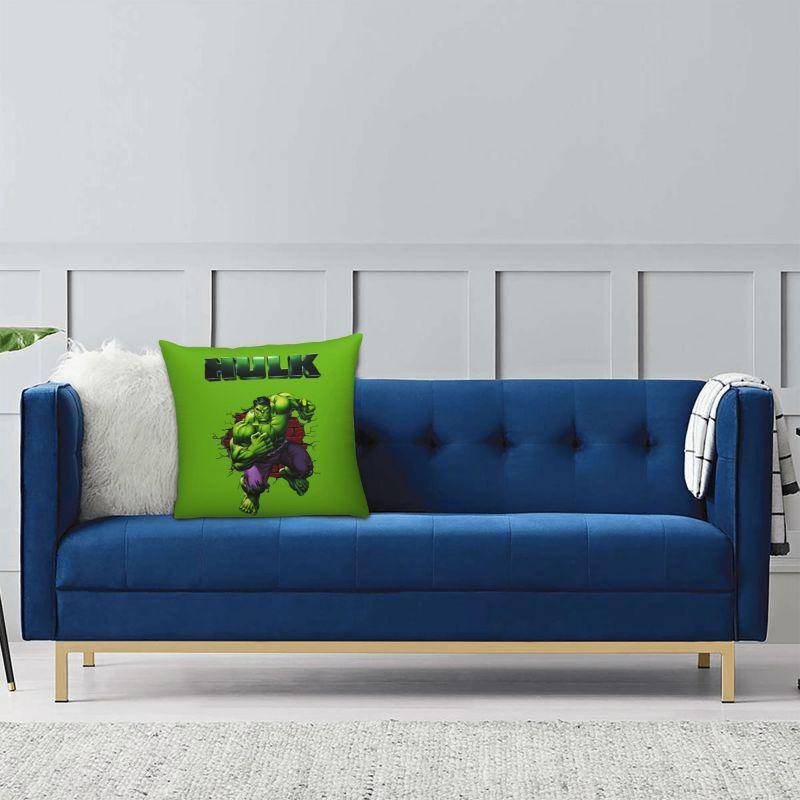 Custom Luxury Hulk Superhero Cushion Covers 45x45cm Soft Throw Pillow for Car Square Pillowcase