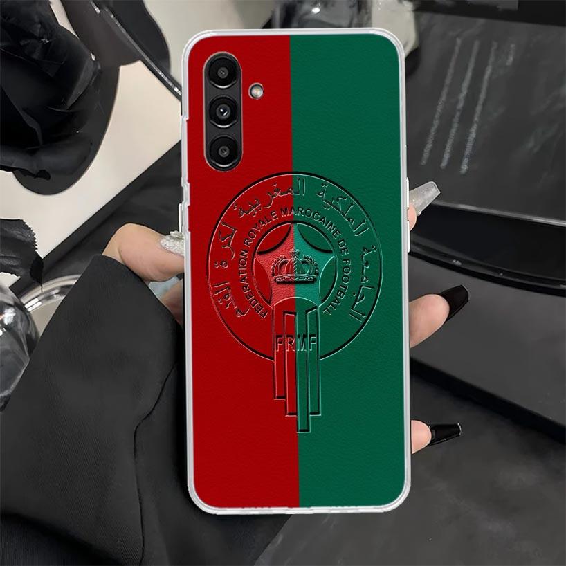 Morocco Flag Phone Case for Samsung Galaxy A17 A16 A26 A36 A56 A15 A14 A13 A12 A55 A54 A53 A25 A24 A23 A35 A34 A33 A05S A04S Gal