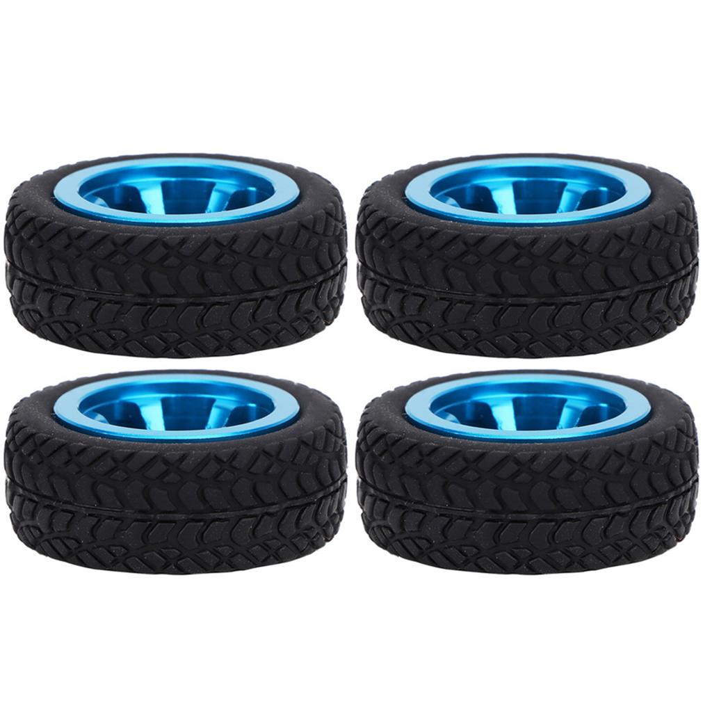 4PCS RC Car Model Upgrade Accessories Fit for WLtoys 1 28 K989 53 RC Aluminum Tires
