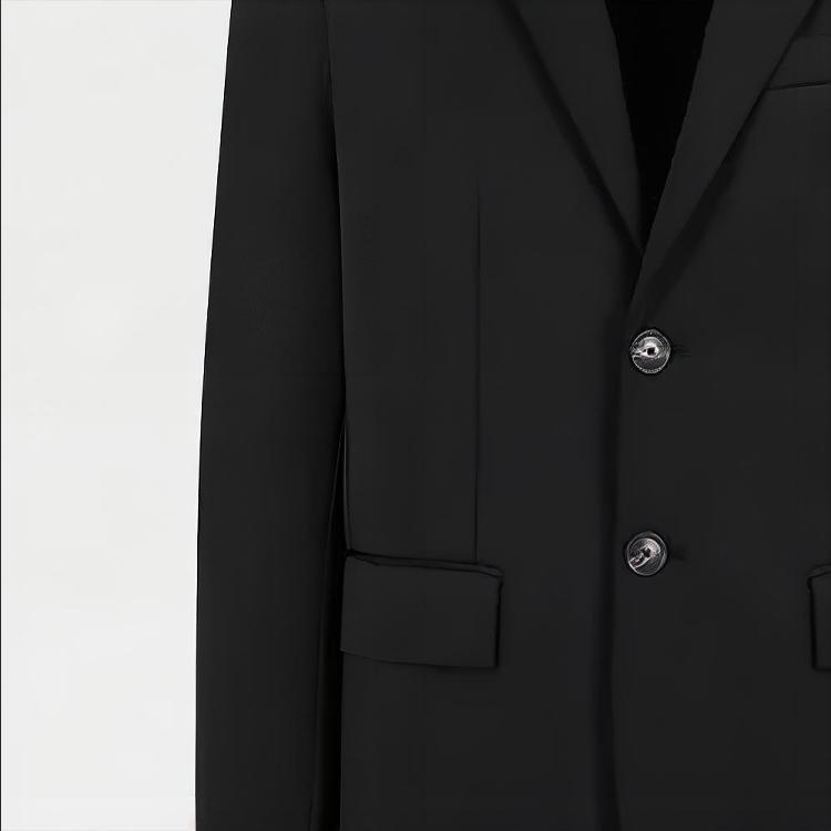 Emporio Armani FW23 Business Suit Coat Men's Black 6R1GQ31-JNYZ1-0999