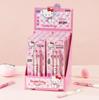 Genuine Hello Kitty 0.5mm Black Ink Clickable Ballpoint Pen with High-Value Pen Clip - 3-Pack Writing Tools.