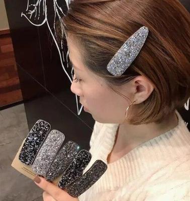 Women Elegant Rhinestone Hair Clip Hairband Comb Bobby Hairpin