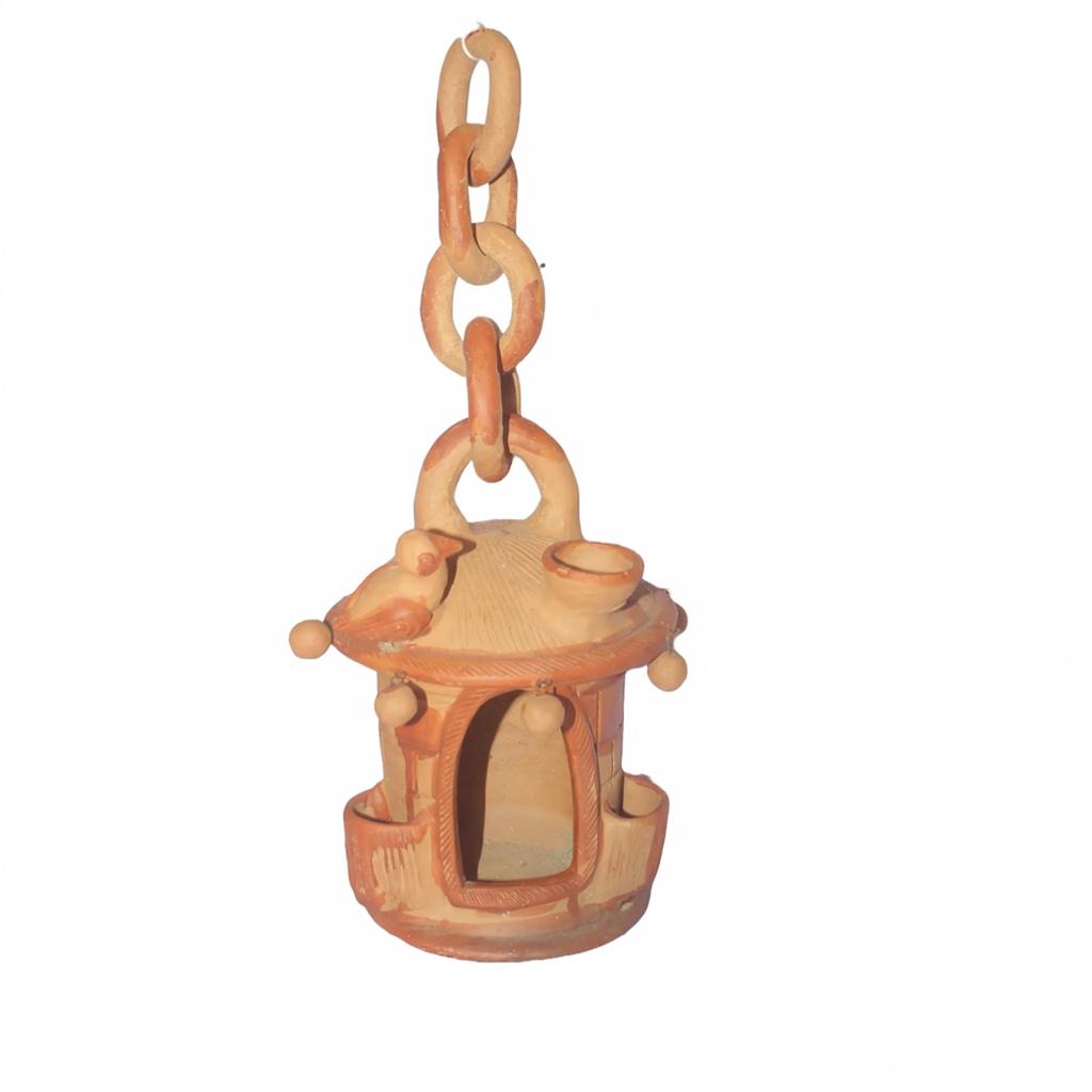Comedouro de Pássaros de Terracota