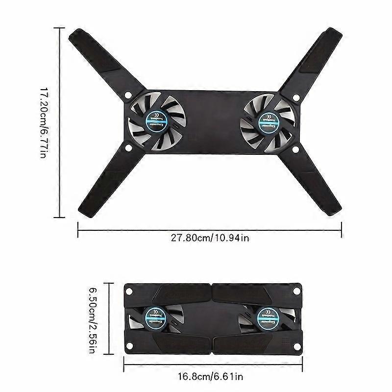 Laptop Cooling Pad Router Cooling Plate Computer USB Interface Air Cooling Cooling Folding Bracket