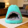 Cat & Small Dog Winter Warm Semi-Closed Nest - Spacious All-Season Sleeping Bag