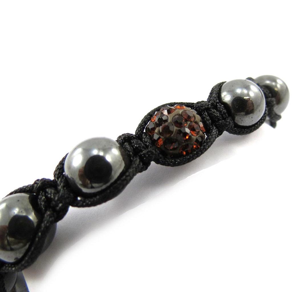 Les Trésors De Lily [J4066] - Ethnic Bracelet 'Shambhala' Brown