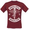 Mötley Crüe Band Schlangen Flügel Caduceus Druck T-Shirt 100% Baumwolle Lässiges Neutrales Tee Glam Metal Streetwear für Unisex Damen