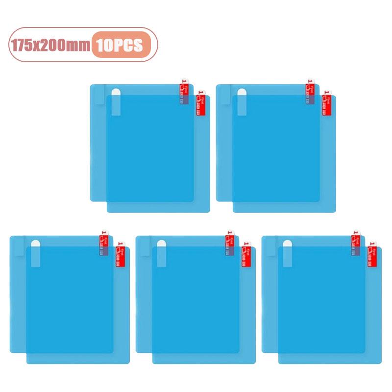 Car Rearview Mirror Rain Prevention Film Set with Anti Fog Waterproof  for Truck Vehicle Window Glass Safe Driving In Rainy