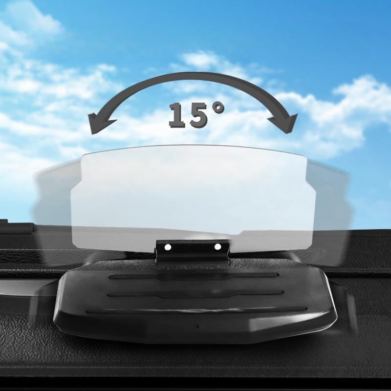 Автомобільний спідометр Бездротова зарядка HUD Проекційний дисплей Цифровий спідометр Проектор Транспортні засоби Авто Електроніка Аксесуари