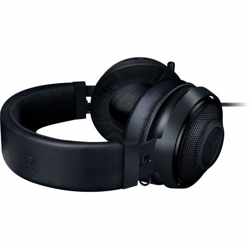 Razer Kraken Black Gaming Headset Analog Connection PS5 PS4 PC Switch Smartphone Cooling Gel Pad [Japanese Authorized Distributor Guaranteed Product]
