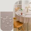 Elegant Linens Style Table Cover Water Repellents Stains Resistant and Washable Table Cloth for Event Home Offices