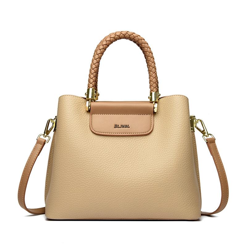 

Women s bags, large-capacity tote bags, light luxury handbags, atmospheric shoulder messenger bags, send mother practical commuter bags, women абрикосовый