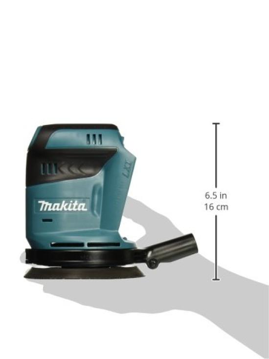 Makita XOB01Z 18V LXT Cordless Random Orbit by Makita Lithium-Ion Sander, 7,000, 9,500, 11,000 OPM, 5-Inch