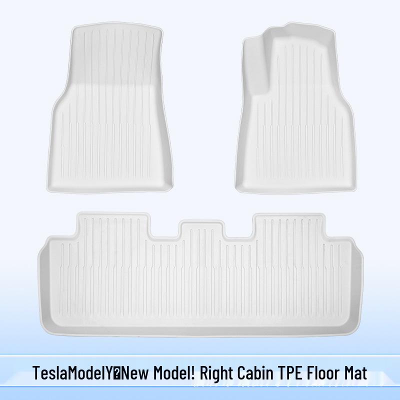 All-Weather TPE Floor & Trunk Mats for Tesla Model Y/3/S/X New Model