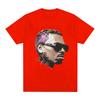 Rap singer Chris Brown BreezyBig Face Graphic T-shirt Harajuku women's short sleeved Tshirt street