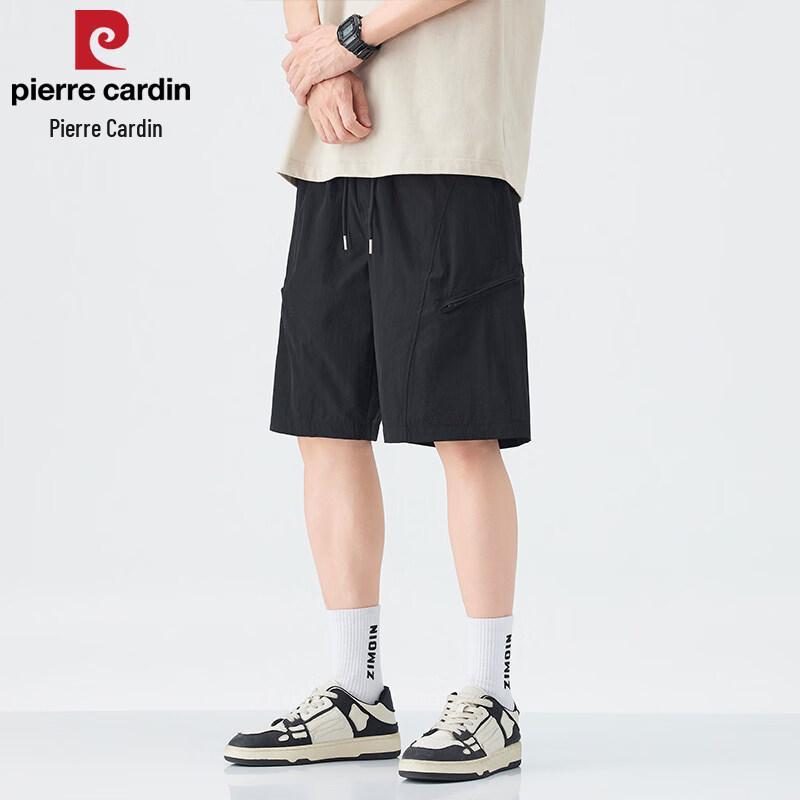Pierre Cardin Men s Ice Silk Casual Straight-Leg Shorts L