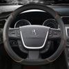 Für Peugeot 508 2011 2012-2017 2018 508 SW 2011-2018 Auto Lenkradbezug Mikrofaserleder D-Form Autozubehör