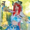  Genshin Impact Game Cos Suit Nilu Cosplay Blue Dress Female Western Region Dancer Suit Full Cosplay