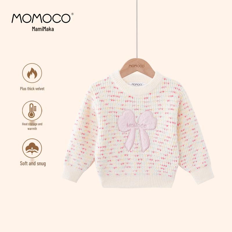 MOMOCO Girls  Plush Lined Winter Knitted Sweater 105