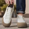 Warrior Stylish Trendy Simple Versatile Slip-On Loafers Low-Top Casual Shoes Men sneakers Beige WXP(WZ)-300402