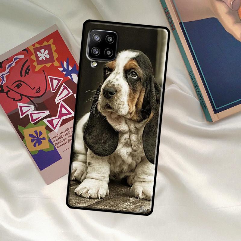 Basset Hound Dog Case For Samsung Galaxy A06 A16 A56 A36 A26 A54 A34 A14 A52 A32 A12 A13 A33 A53 A15 A35 A55