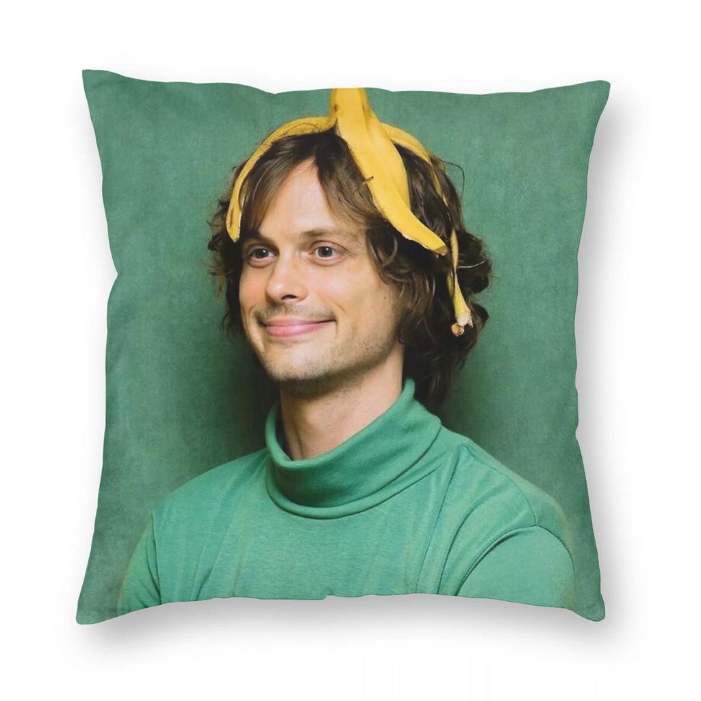 Matthew Gray Gubler Criminal Minds Square Pillowcase Polyester Linen Velvet Pattern Decor Throw Pillow Case Home Cushion Cover