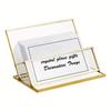 Metal Vintage Clear Golden Edge Holder Professional Business Card Organizer  Businessmen