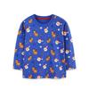 2026 Autumn Kids' Long Sleeve European/American Boys' Christmas Print Pullover T-shirt