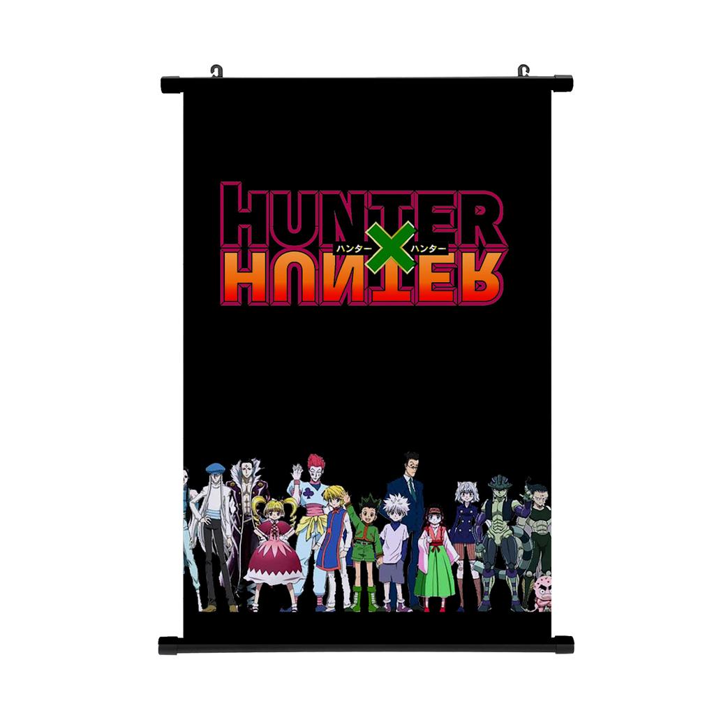 HUNTER X HUNTER Painting Scroll Poster Gon Freecss Killua Hisoka Home Decor Hanging Painting Boys Girls Scroll Poster