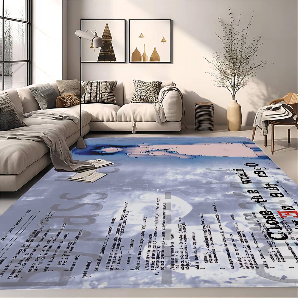 Serial Experiments Lain Floor Mat Retro Multiple Choice Living Room Kitchen Rug Non Slip Modern Home Decor