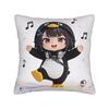 Gugugaga Penguin Arknights Endfield Pillow Cover  Retro Trendy Pillow Case For Sofa Home Decoration Comfy Pillowcases Gift Idea