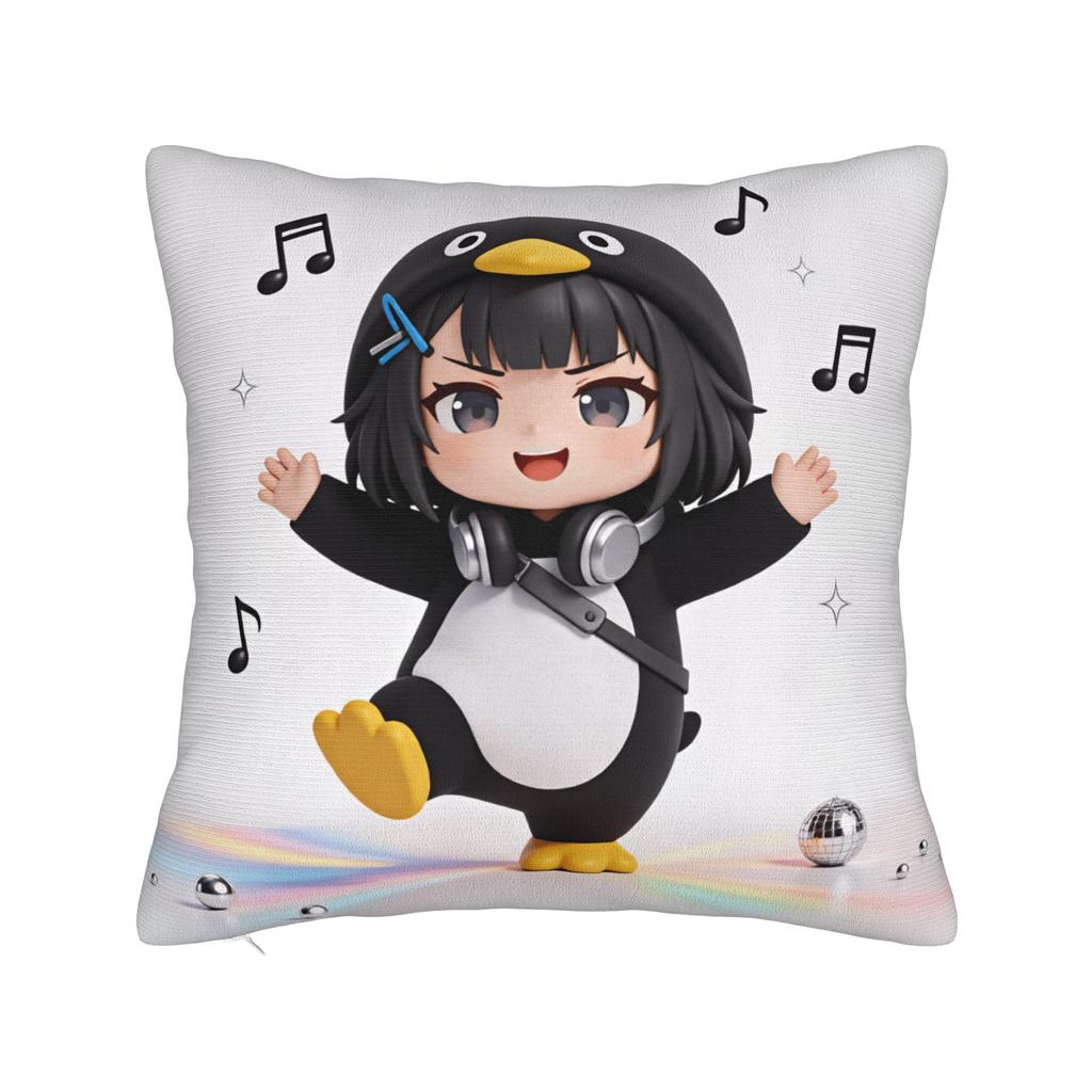 Gugugaga Penguin Arknights Endfield Pillow Cover Retro Trendy Pillow Case For Sofa Home Decoration Comfy Pillowcases Gift Idea