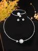 Alloy Necklace Set - Fashionable Banquet Jewelry Chain For Women - Bridal Wedding Jewelry Set