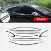 Car Accessories For Chevrolet Malibu 2016- Stainless Steel Black Exterior Window Molding Strip Sill Side Cover Trim 10pcs